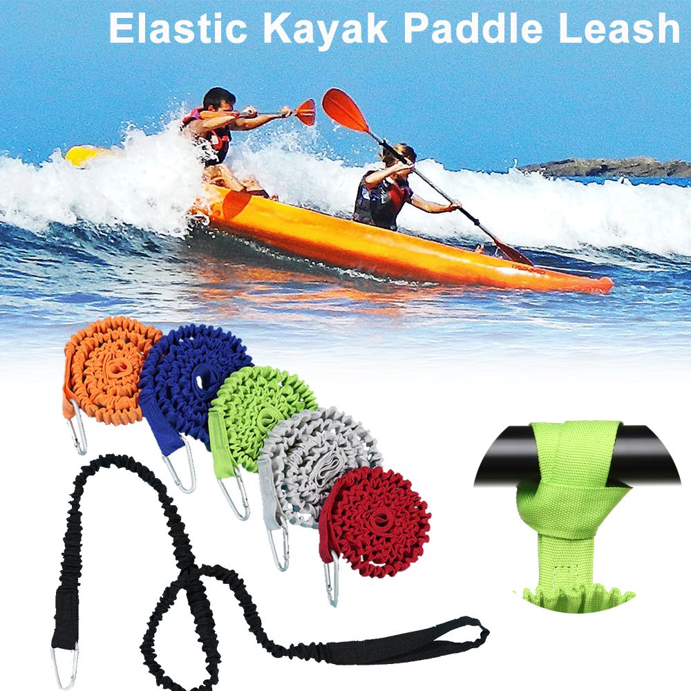 Fishing Kayak Paddle Leash - Ayarlanabilir Güvenlik Su Sporları Olta Tutucu