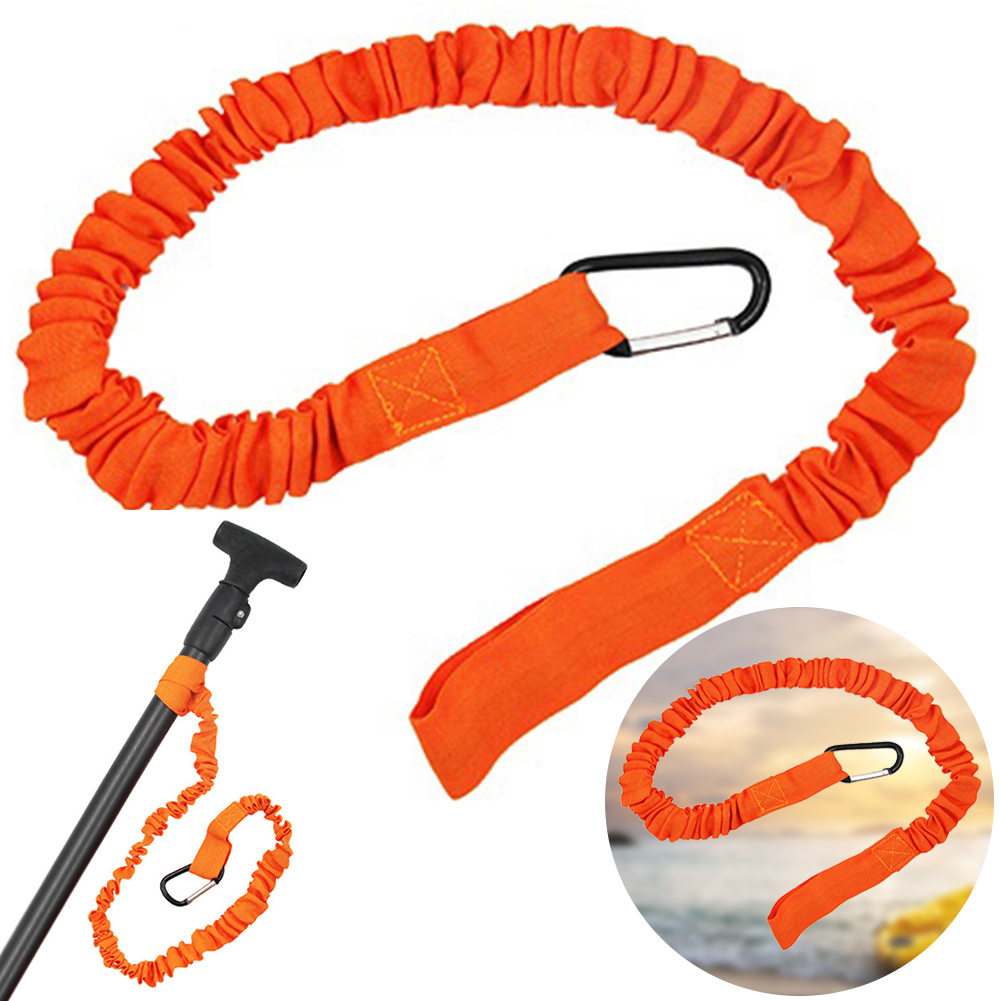 Fishing Kayak Paddle Leash - Güvenlik Kancalı Elastik Kayak Kürek Bağlantı