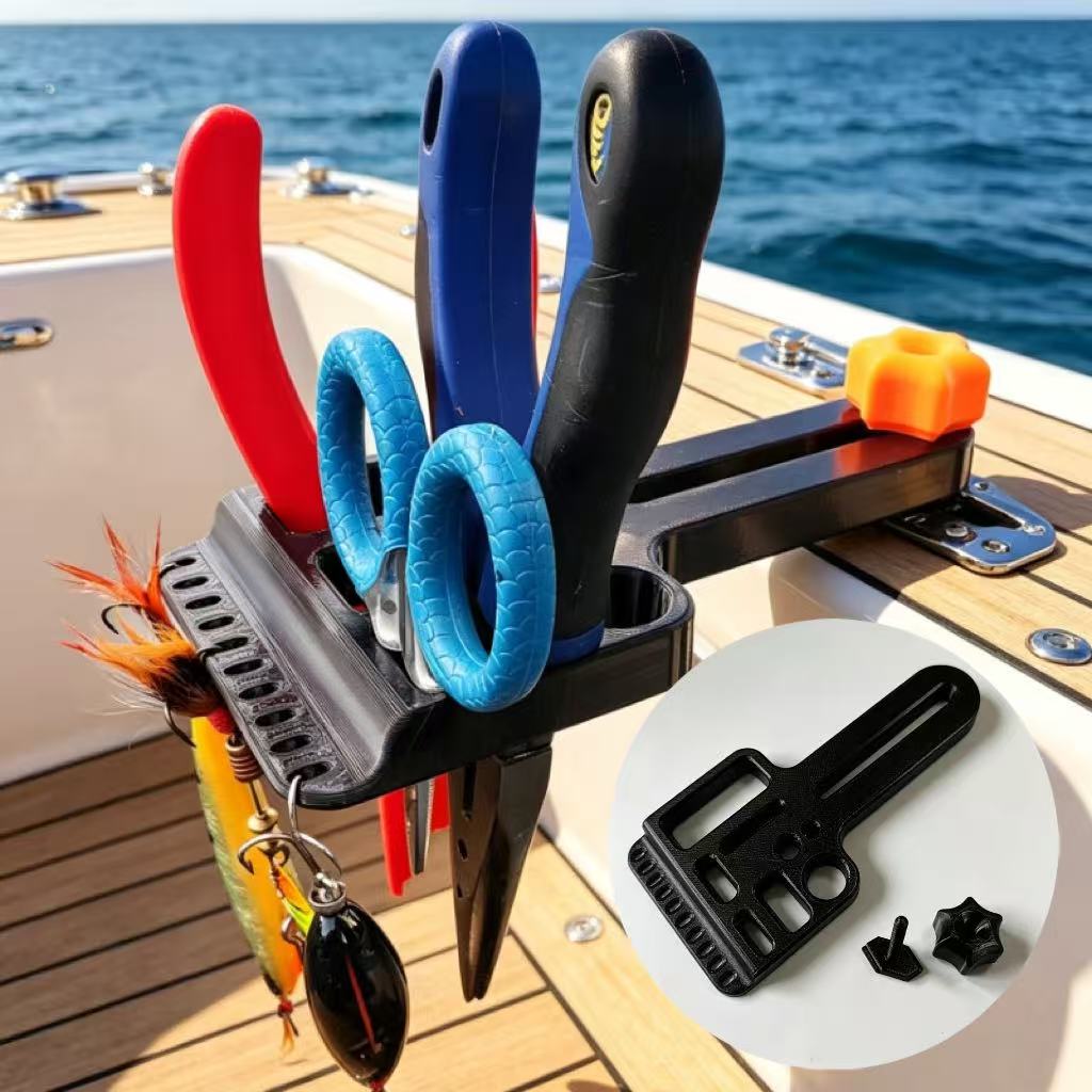 Fishing Kayak Crate - T-kanallı Montajlı Balıkçılık Malzemeleri Saklama Kutusu,