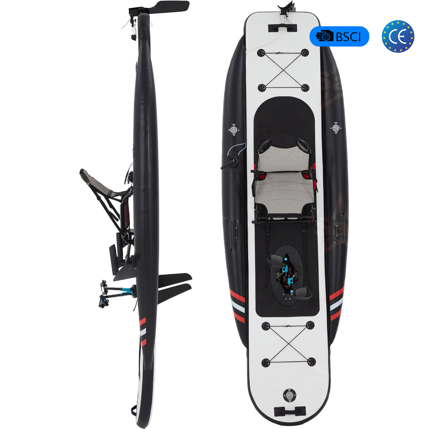 Yüksek Kaliteli Şişme Pedal Ka - Fishing Kayak Pedal Drive incelemesi ve fiyatı
