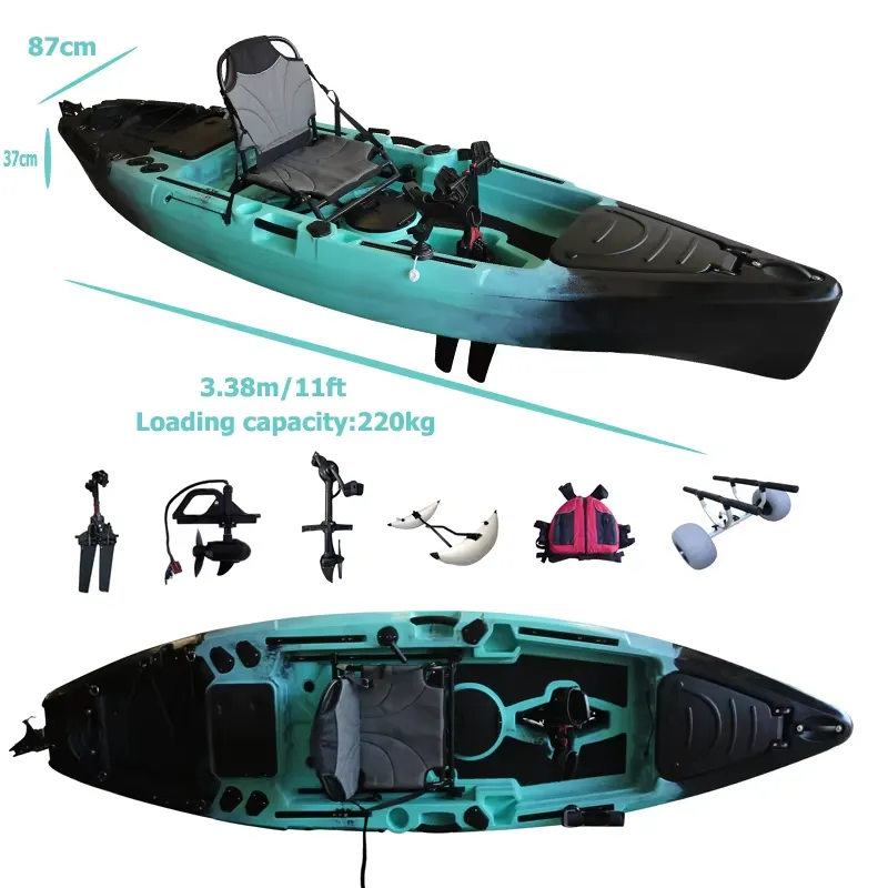 11ft HDPE Fin Rotomolded Elekt - Fishing Kayak Sit In incelemesi ve fiyatı