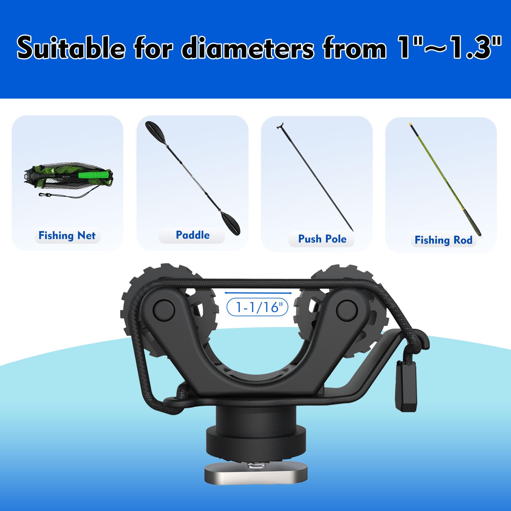 Standart Kürekleri Tutmak İçin - Fishing Kayak Rod Holder incelemesi ve fiyatı