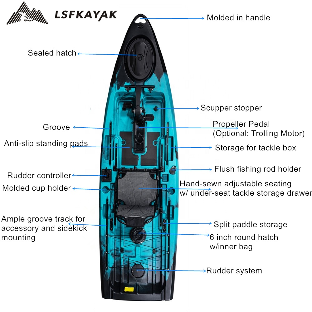 En İyi Balıkçı Teknesi 2024 Ye - Fishing Kayak Pedal Drive incelemesi ve fiyatı