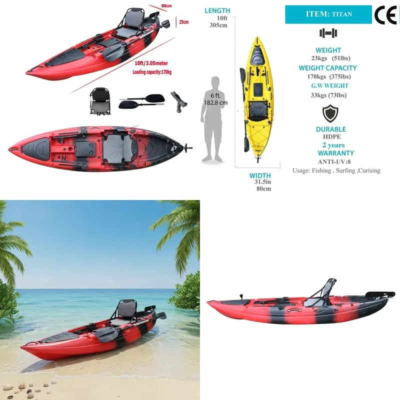 10ft Tek Kişilik Elektrikli Mo - Fishing Kayak Sit In incelemesi ve fiyatı