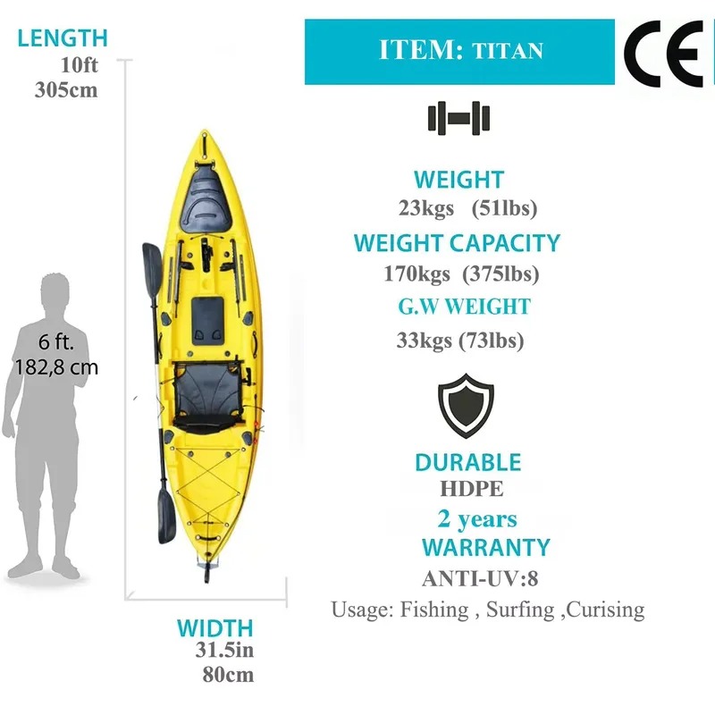 10ft Tek Kişilik Elektrikli Mo - Fishing Kayak Sit In incelemesi ve fiyatı