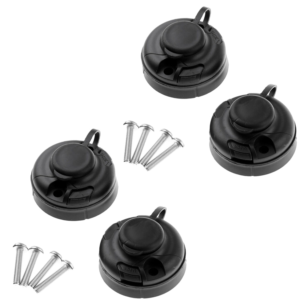 4 adet siyah ABS olta tutucu s - Fishing Kayak Rod Holder incelemesi ve fiyatı