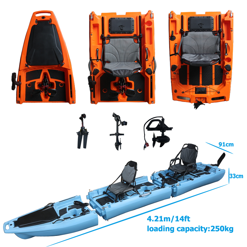 14FT 2 Kişilik Ayrılabilir Ped - Fishing Kayak Sit In incelemesi ve fiyatı